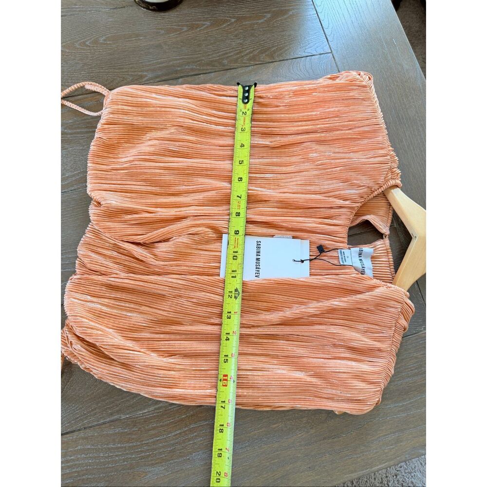 NWT Sabina Musayev North Top & Galia Skirt Set in Peach Size Small (D4) - Picture 8 of 11